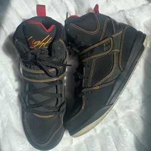 Nike Air Jordan Flight 45 High 3Y GS Black/Orange/Red